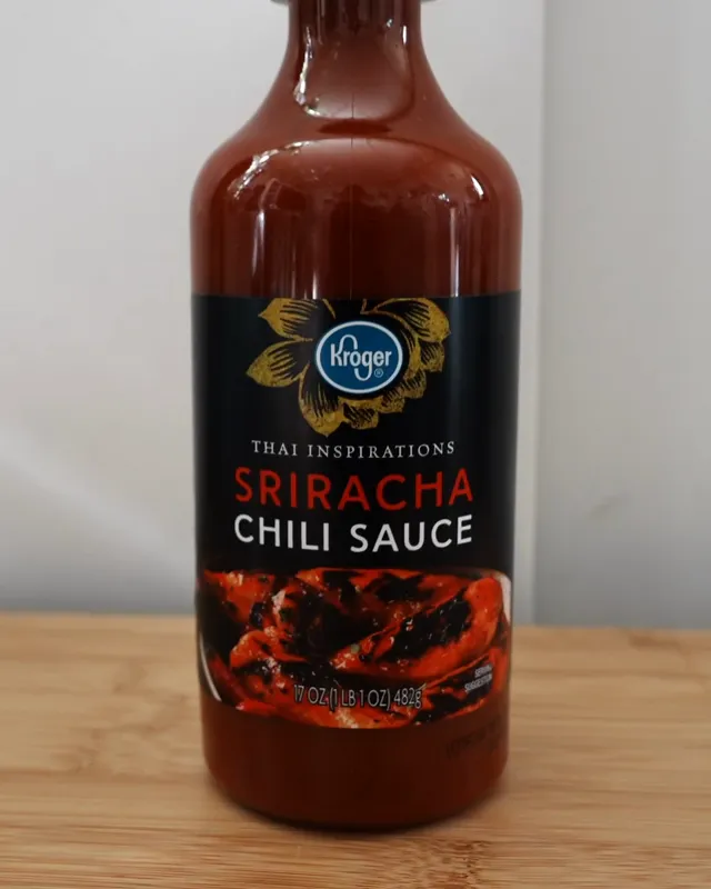 Kroger Thai Inspirations Sriracha Chili Sauce bottle