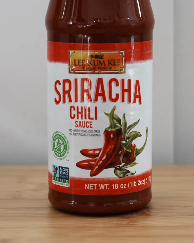 Lee Kum Kee Sriracha Chili Sauce bottle