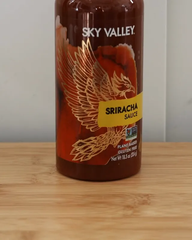 Sky Valley Sriracha bottle